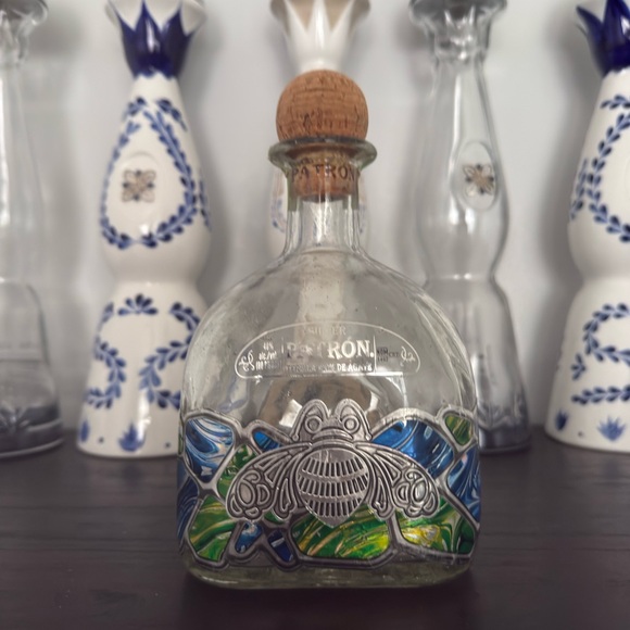 Patron Tequila Silver Blanco 1L EMPTY bottle for decor - Picture 3 of 6